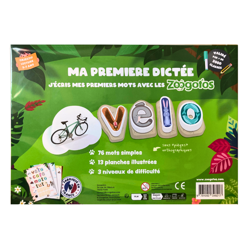 Ma Première Dictée avec les Zoogotos