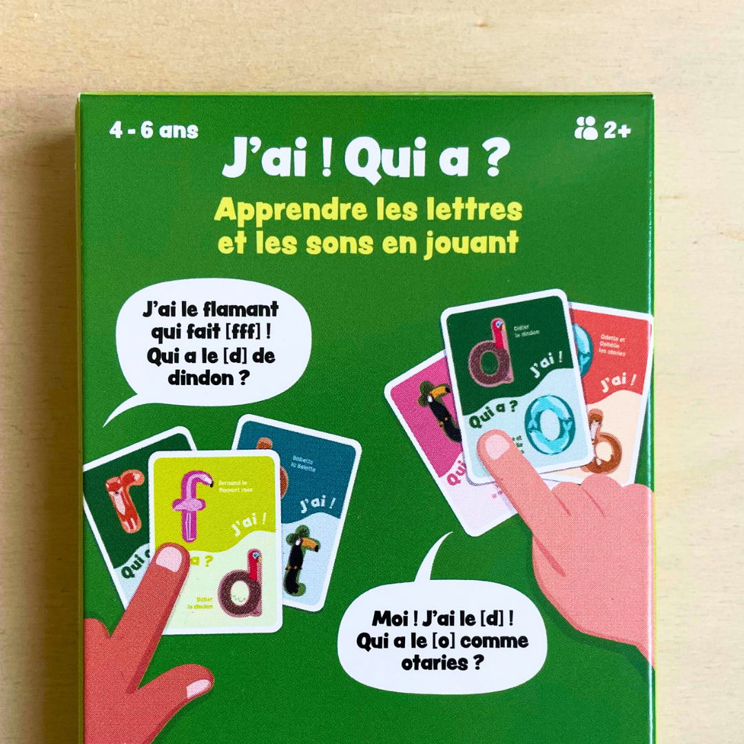 Cartes “J’ai ! Qui a ?”