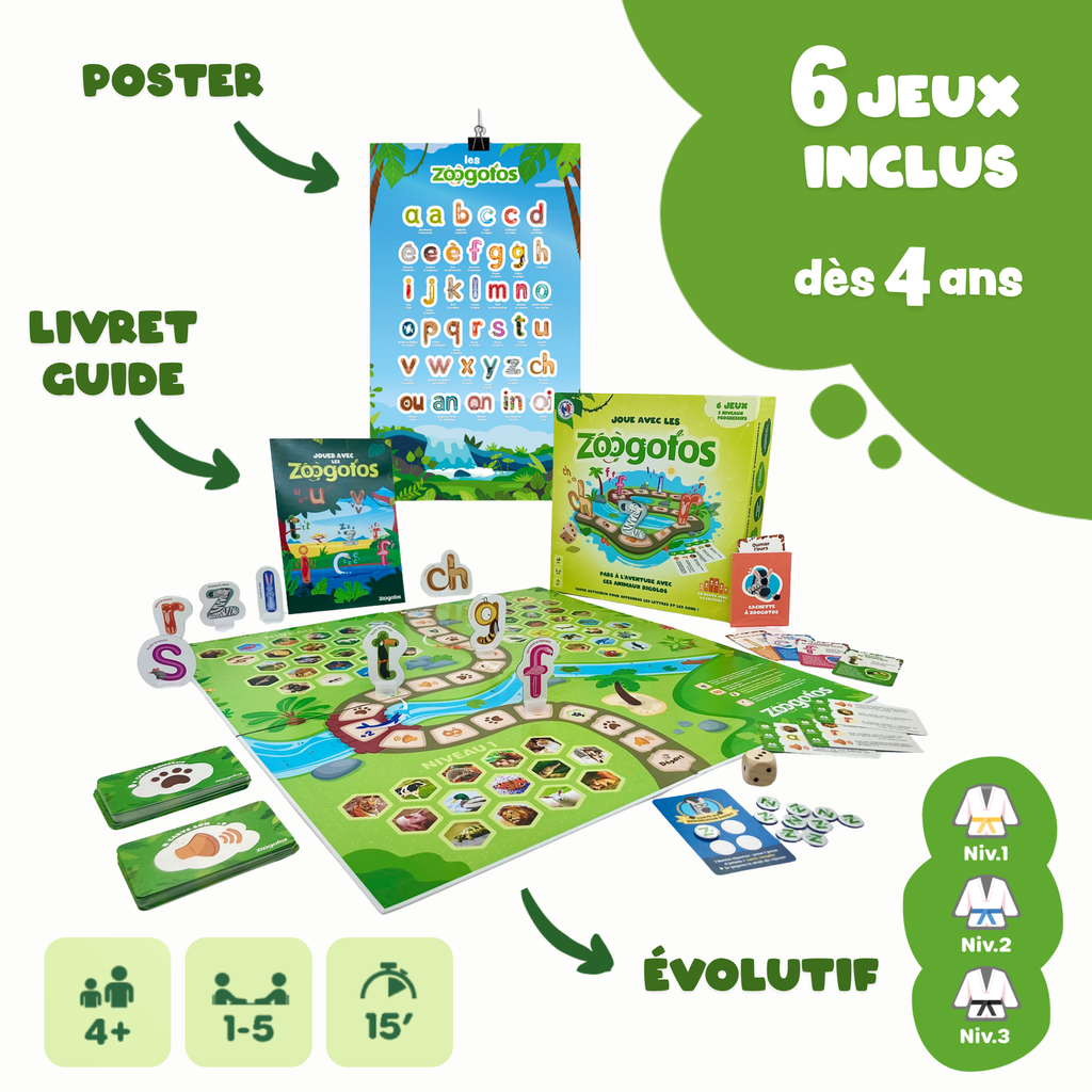 Zoogotos : Le grand jeu du déclic lecture