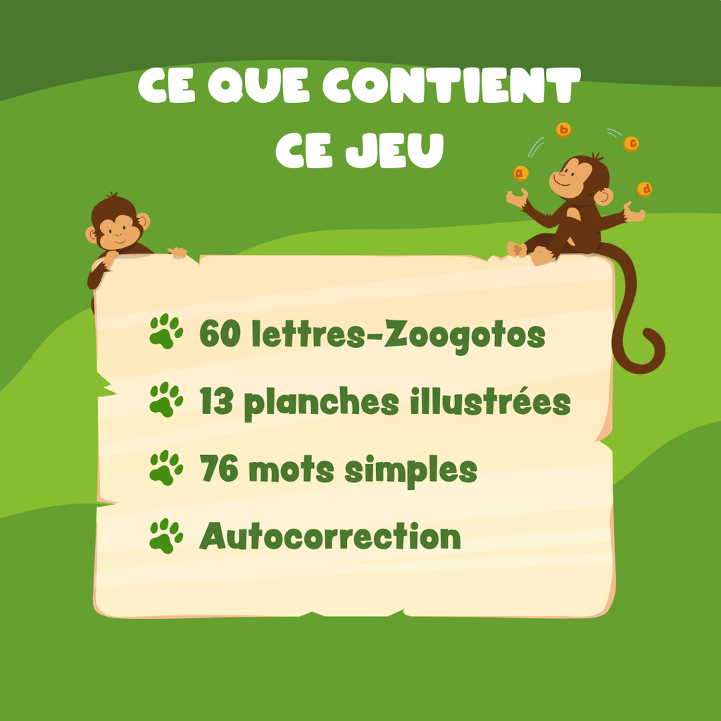 Ma Première Dictée avec les Zoogotos