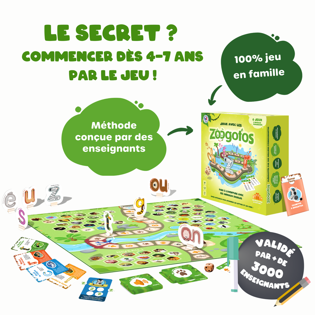 Zoogotos : Le grand jeu du déclic lecture