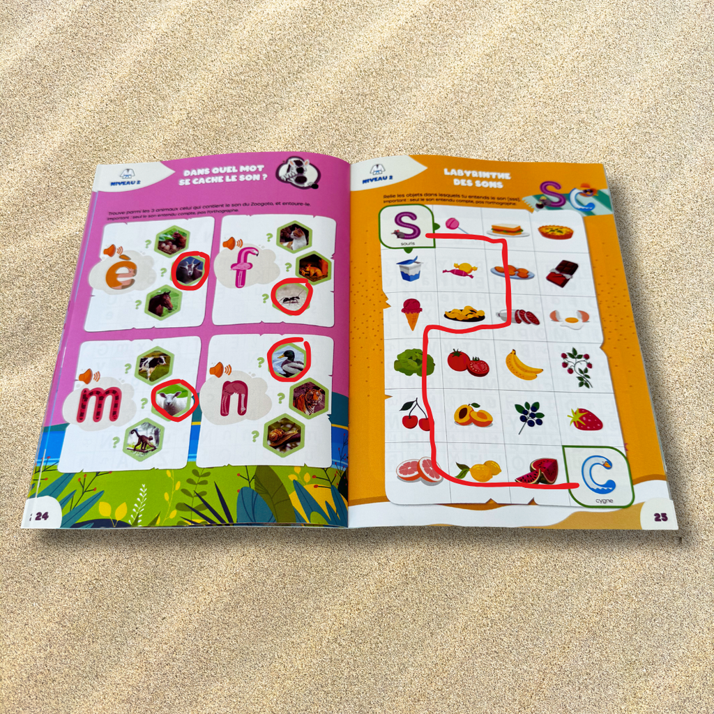 Les Zoogotos en Vacances - Cahier de Jeux